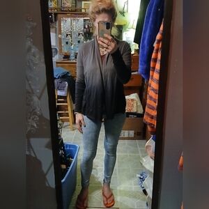 ❤️Charter Club🧡BUY 1 GET 1 FREE🩶Open Front Ombre Cardigan Sz S